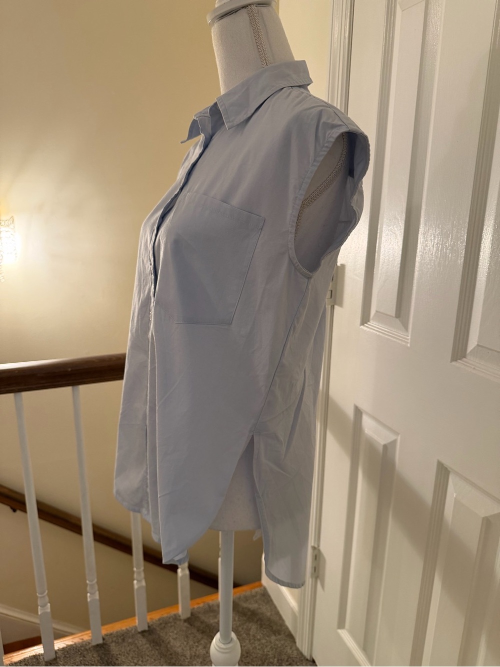 Anthropologie The Bennet Buttondown Shirt: Muscle Tank Edition - Picture 11 of 12
